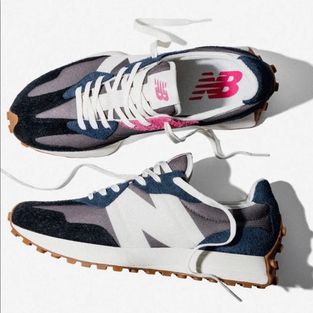 New Balance 327 castle rock indigo  sneakers 9.5